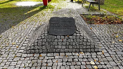 Karel-Kryl-Gedenktafel in Nový Jičín